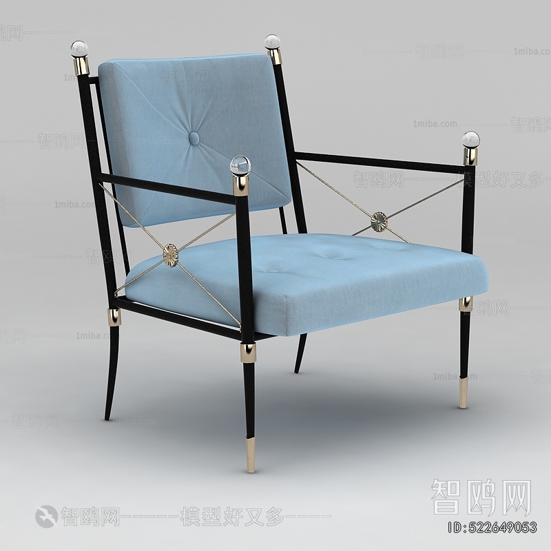 Simple European Style Lounge Chair
