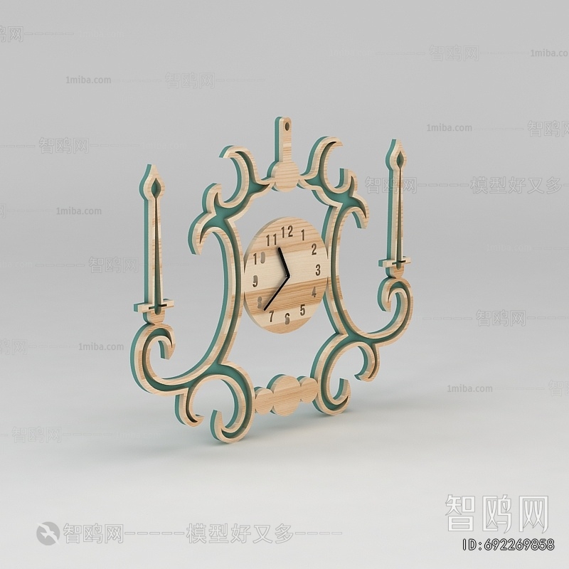 Simple European Style Wall Clock