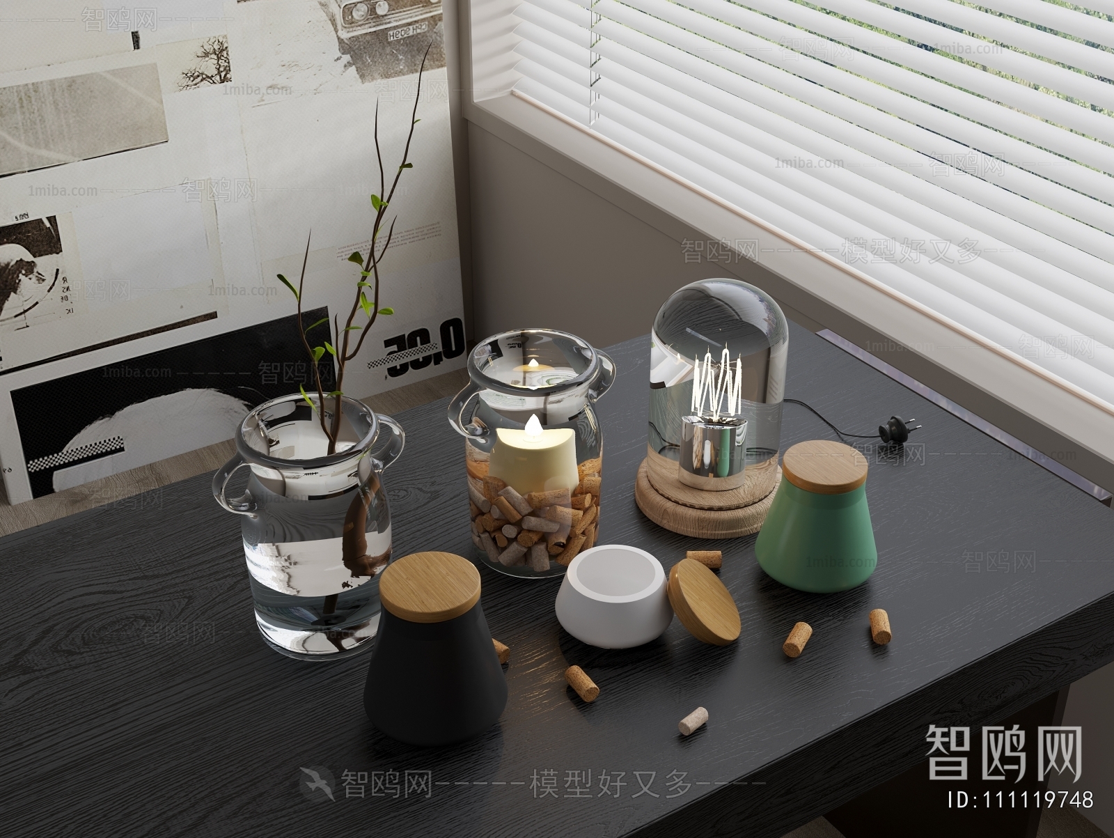 现代装饰品摆件组合
