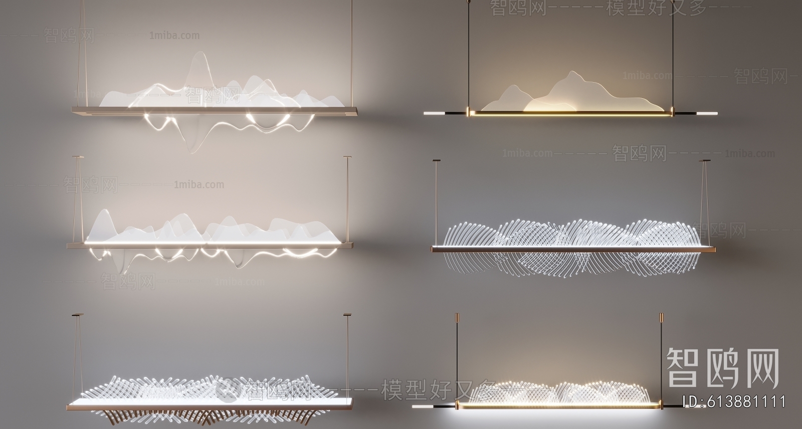 New Chinese Style Long Chandelier