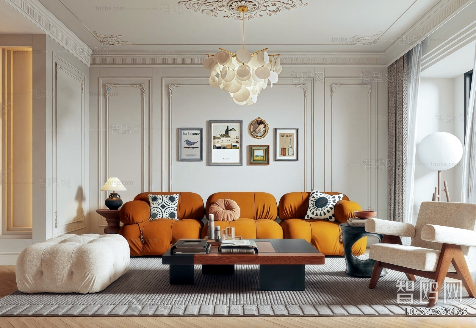 French Style A Living Room