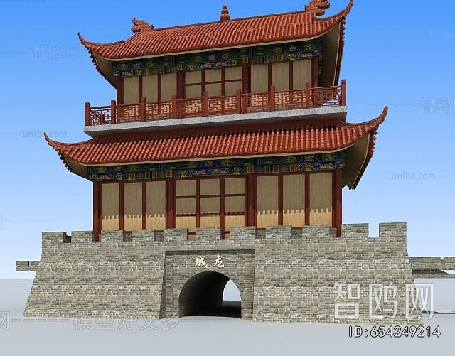 Chinese Style Ancient Architectural Buildings