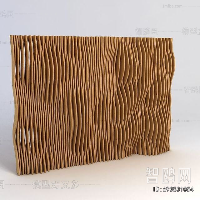 Modern Wooden Screen Partition