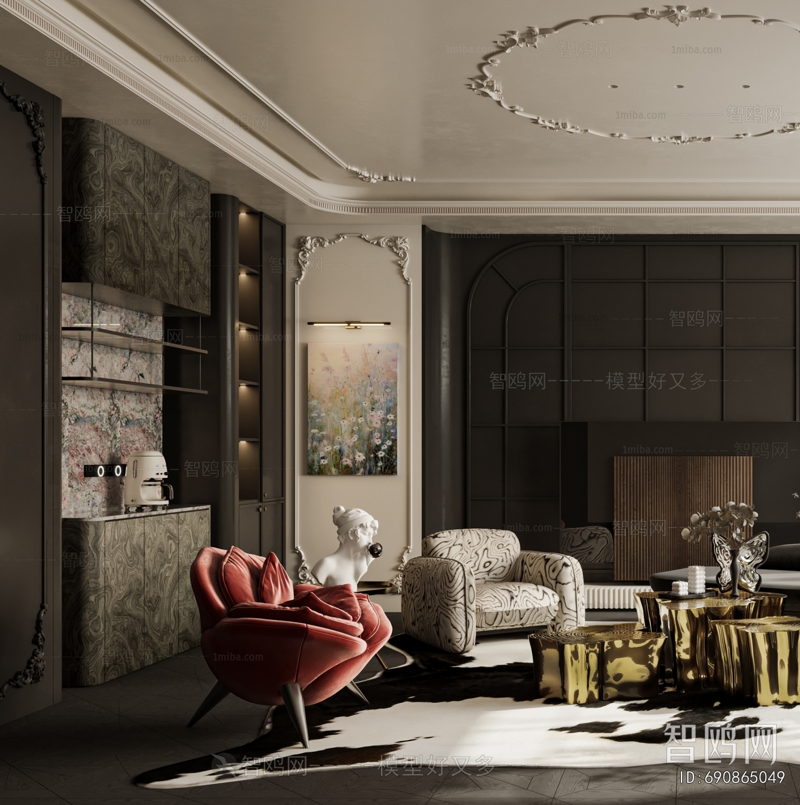 French Style A Living Room