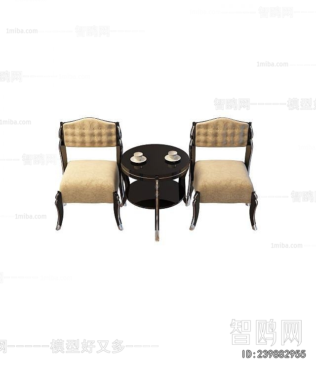 Simple European Style Lounge Chair