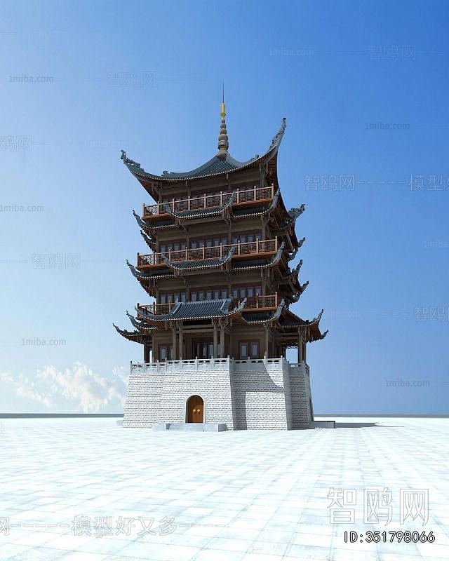 Chinese Style Ancient Architectural Buildings