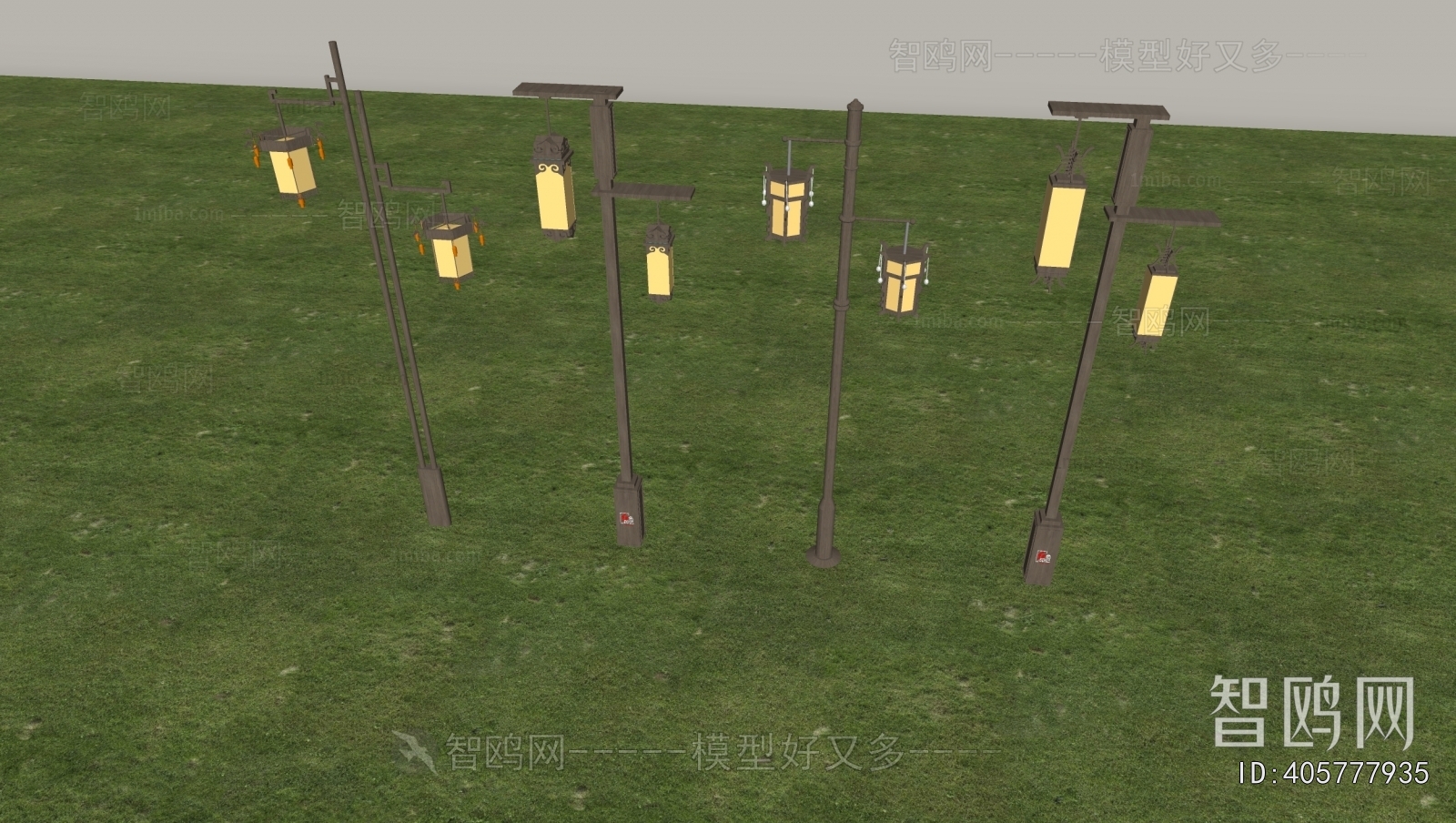 New Chinese Style Outdoor Light