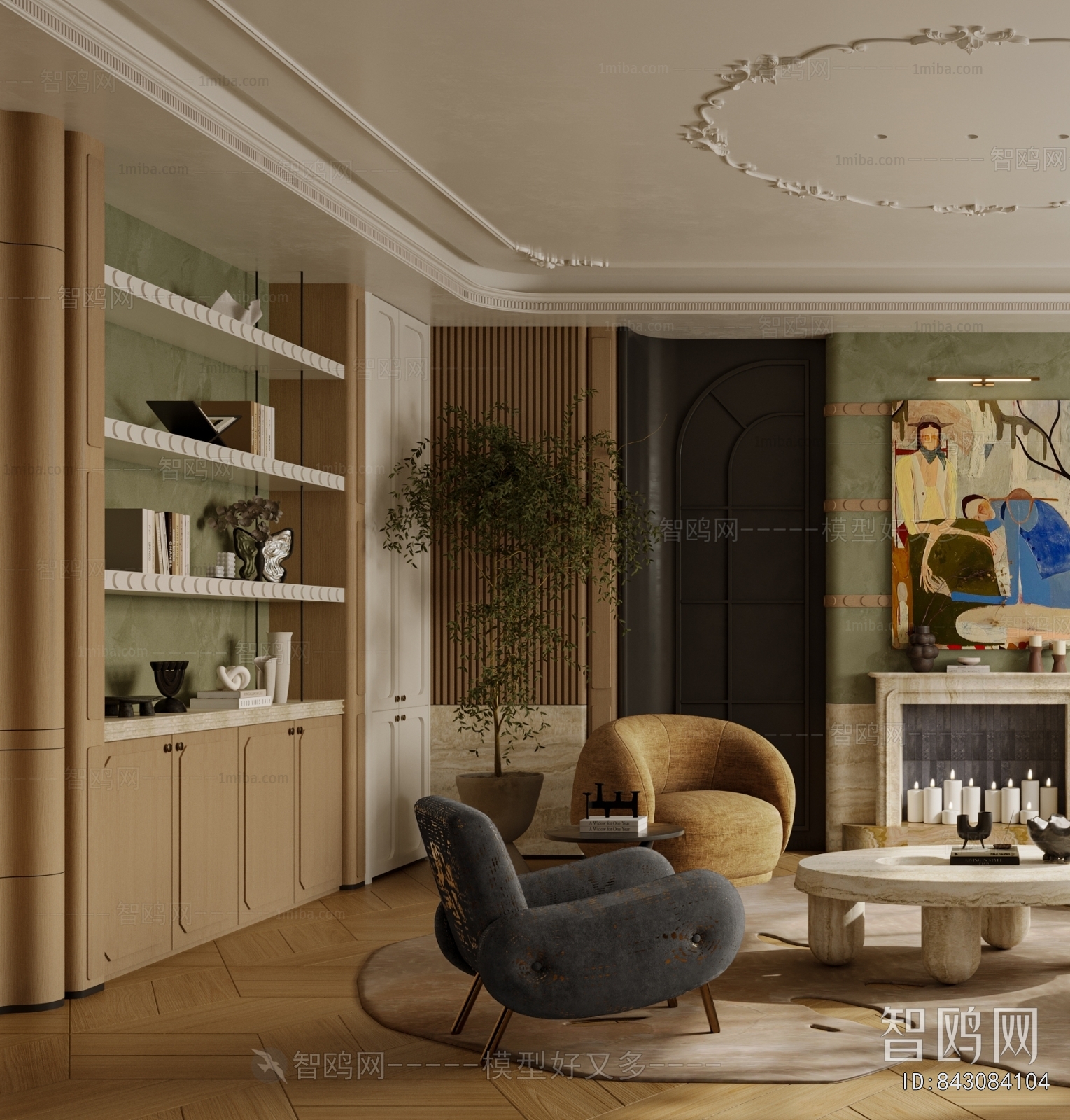 French Style A Living Room