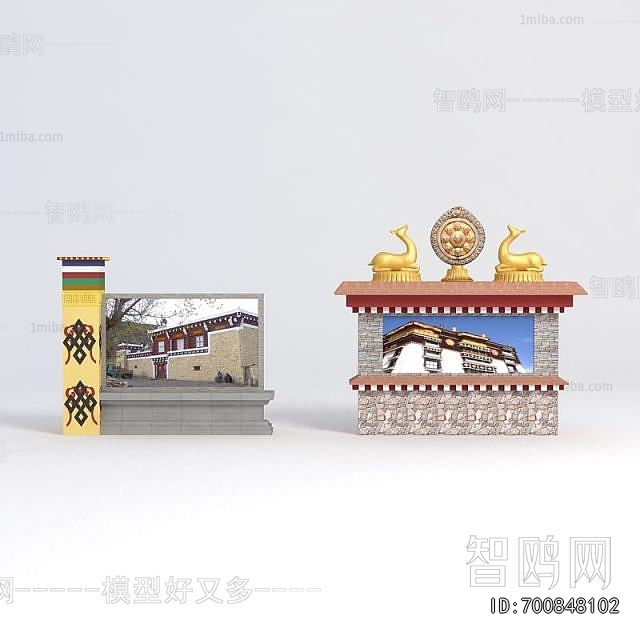 New Chinese Style Landscape Wall