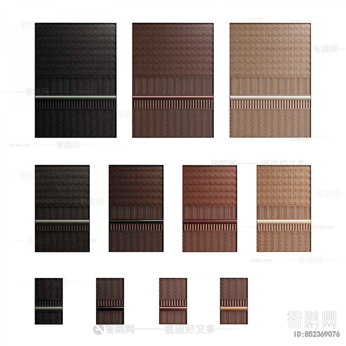 Nordic Style Wooden Screen Partition