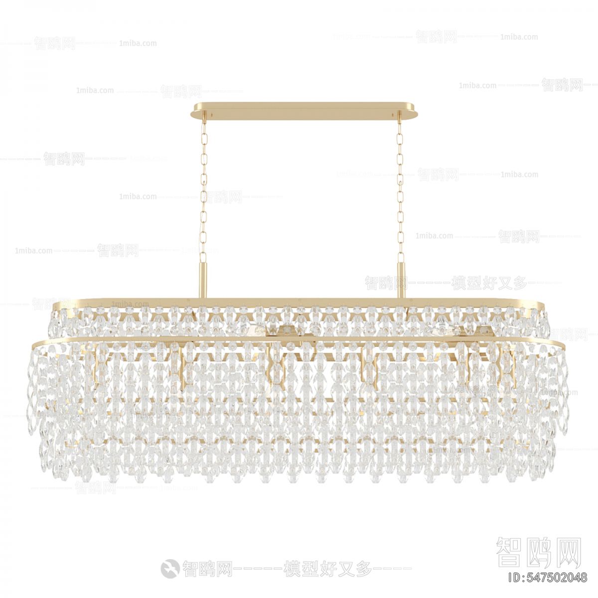 Modern Long Chandelier