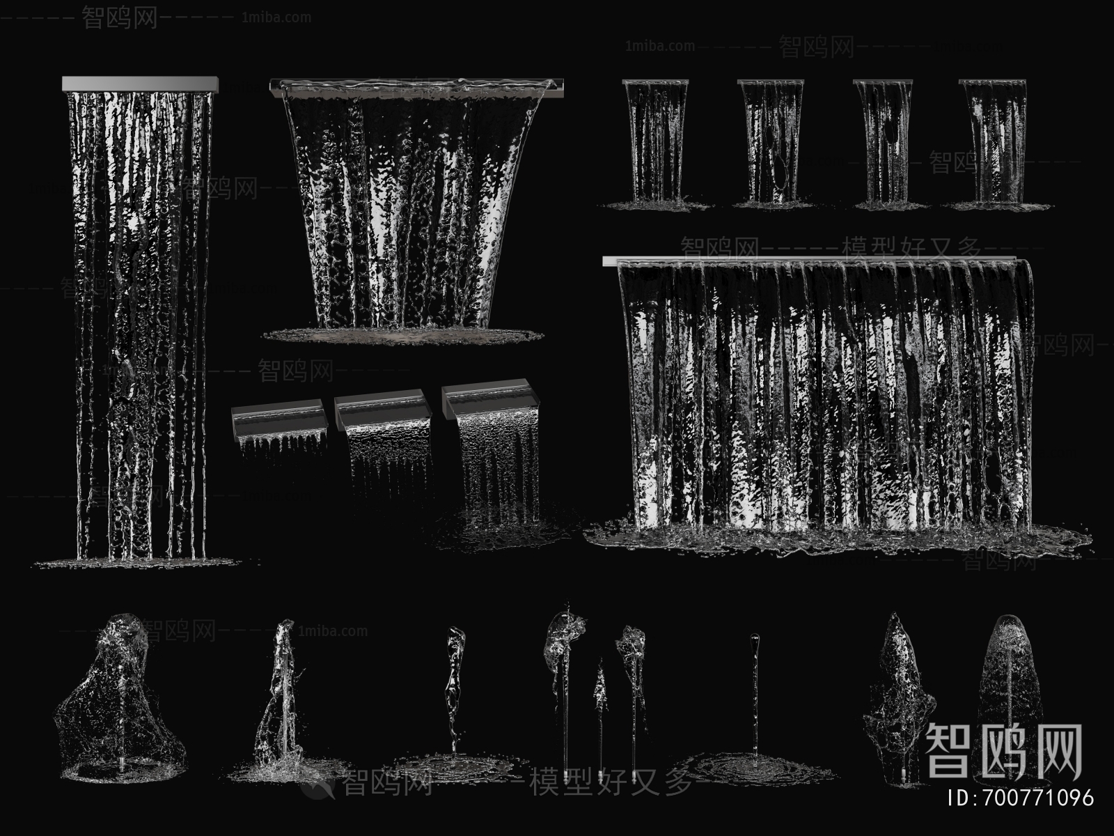 Modern Rockery Waterscape