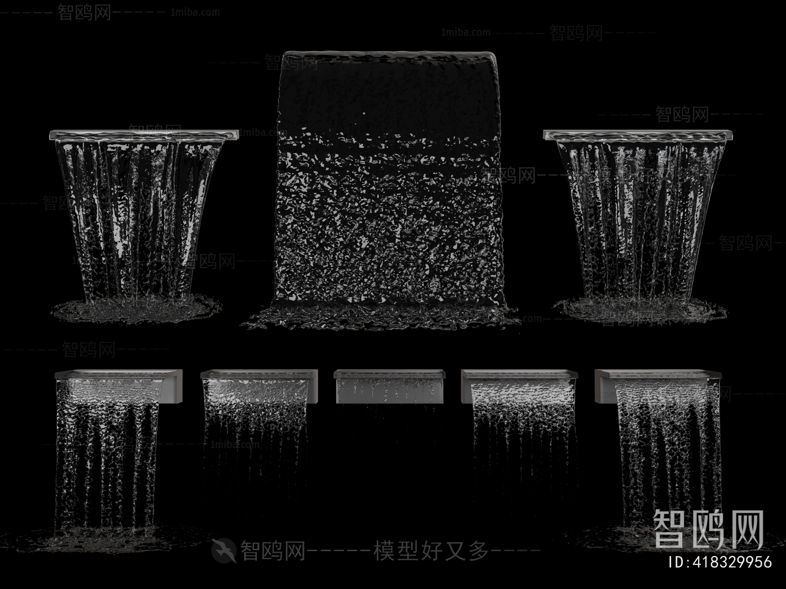 Modern Rockery Waterscape