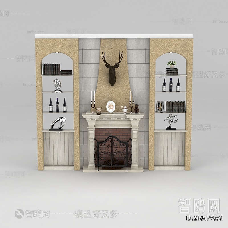 European Style Fireplace