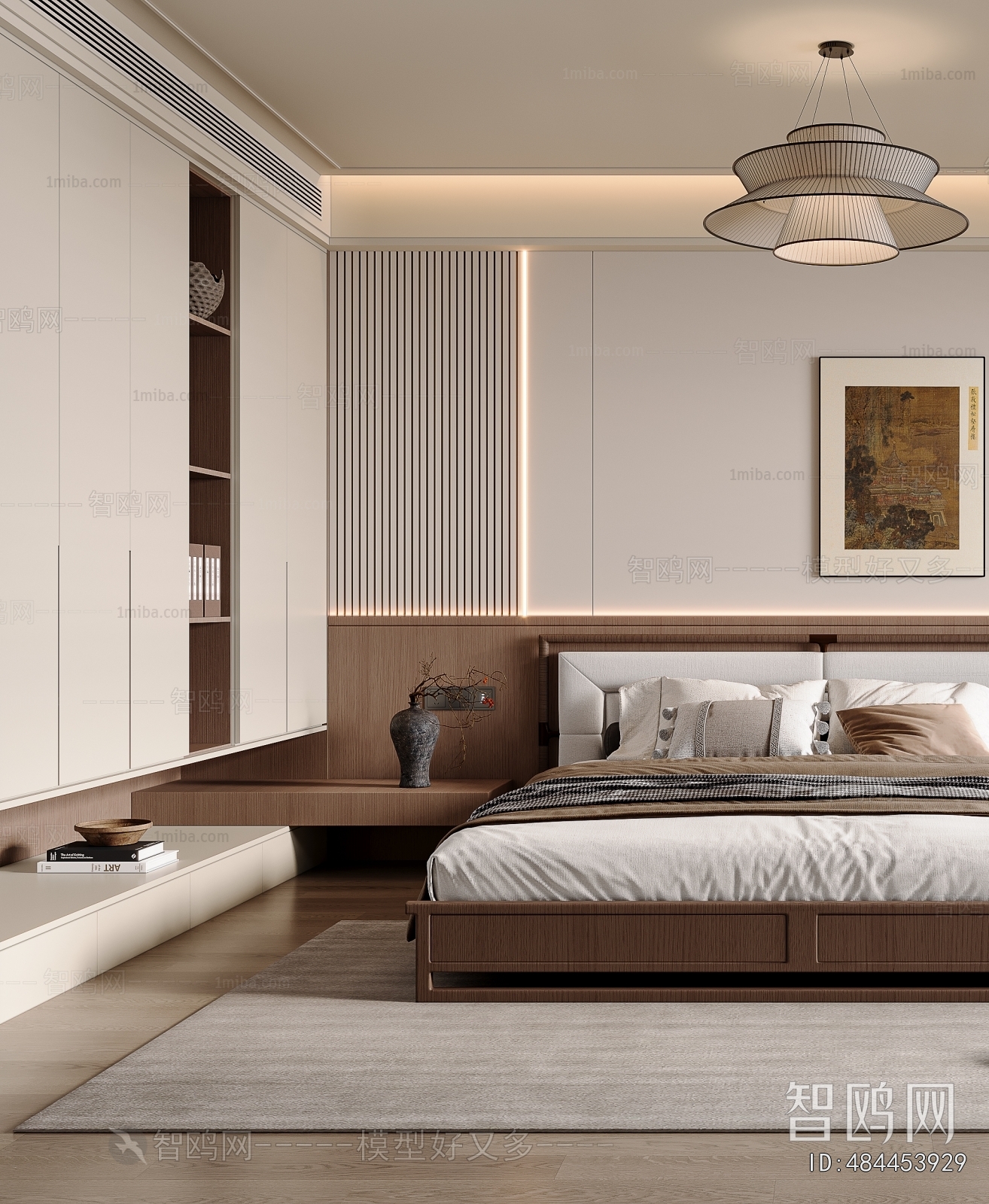 New Chinese Style Bedroom