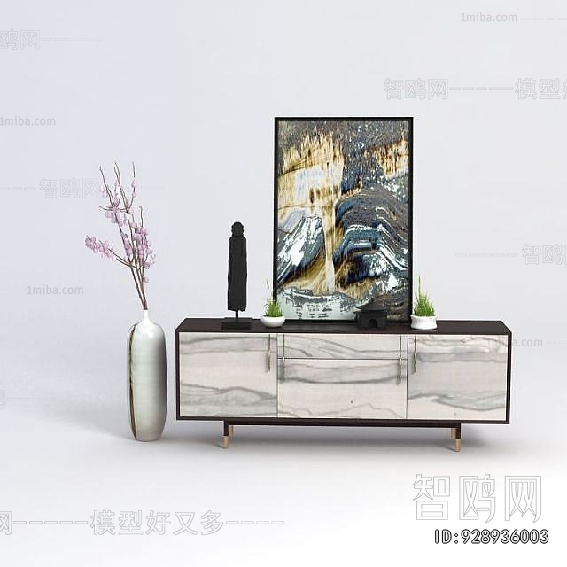 New Chinese Style TV Cabinet