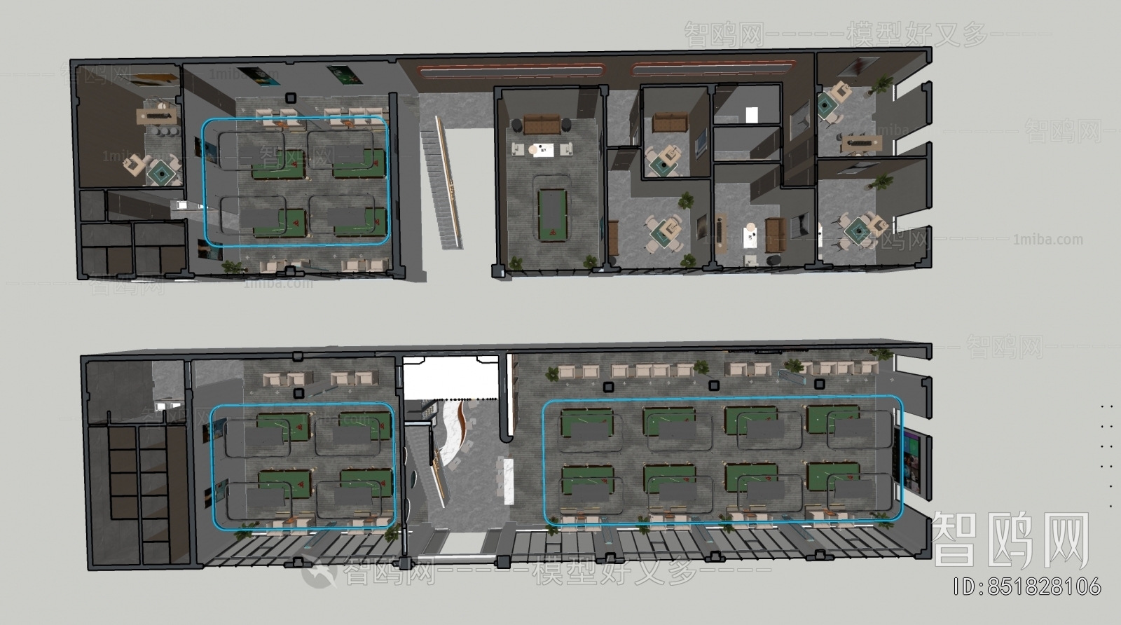 Modern Billiard Room