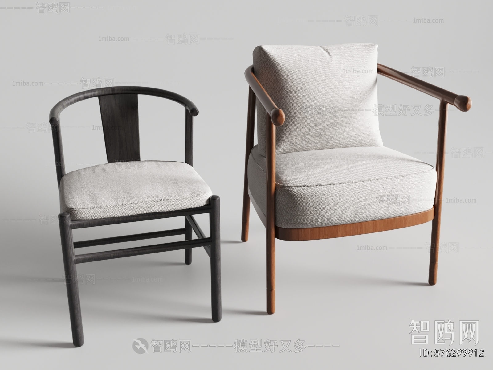 New Chinese Style Lounge Chair