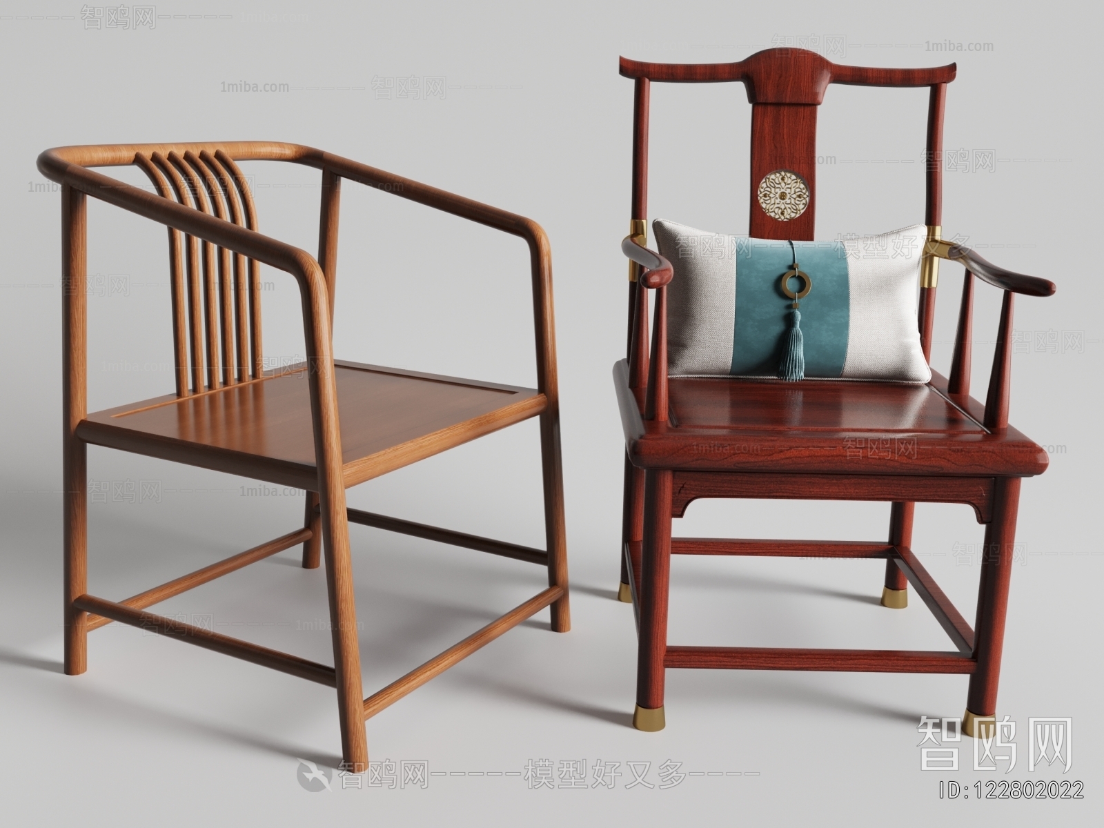 New Chinese Style Lounge Chair