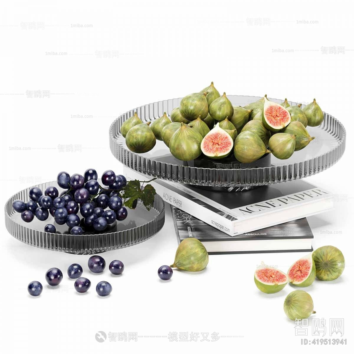 现代水果果盘组合