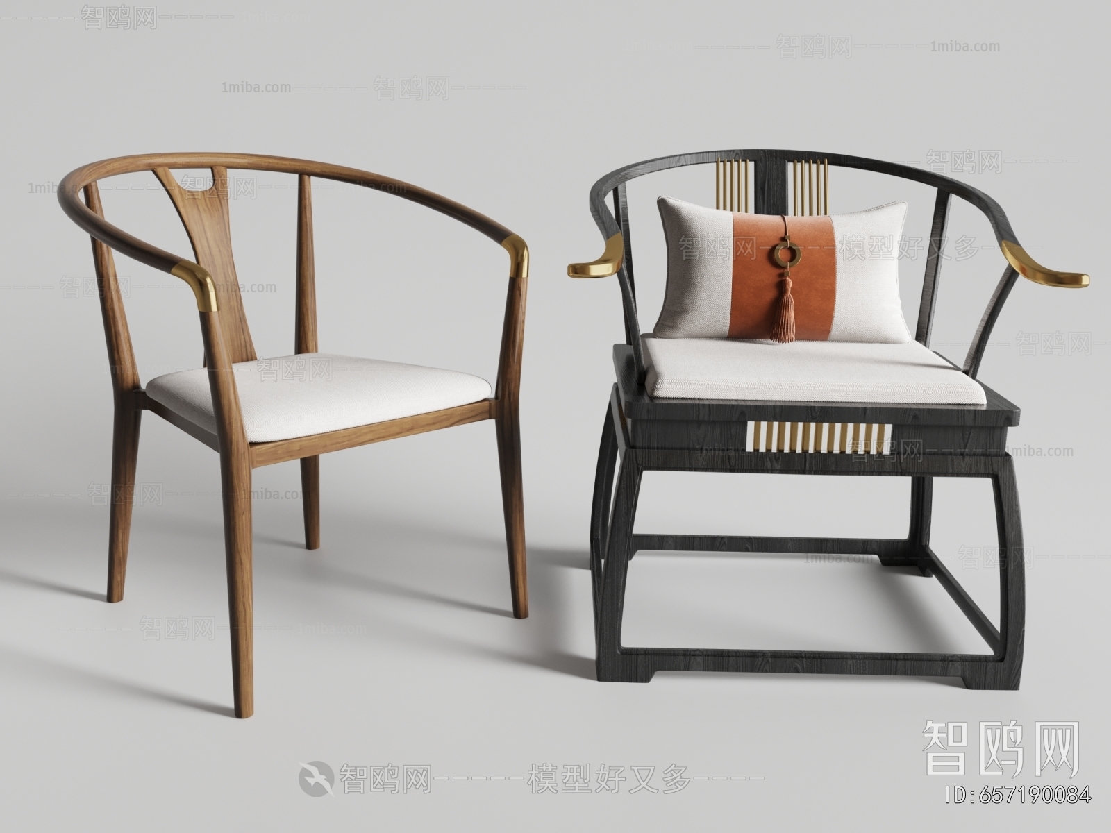 New Chinese Style Lounge Chair