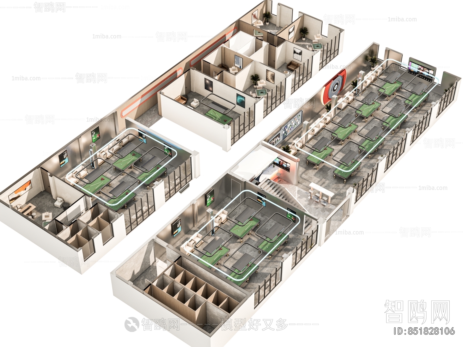 Modern Billiard Room