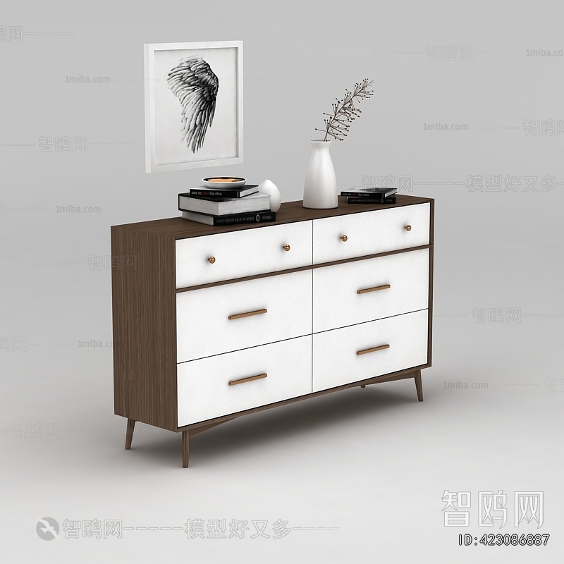 New Chinese Style Side Cabinet