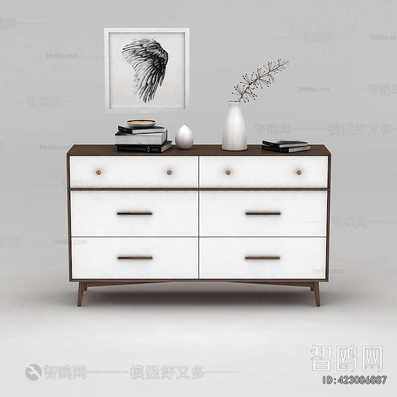 New Chinese Style Side Cabinet