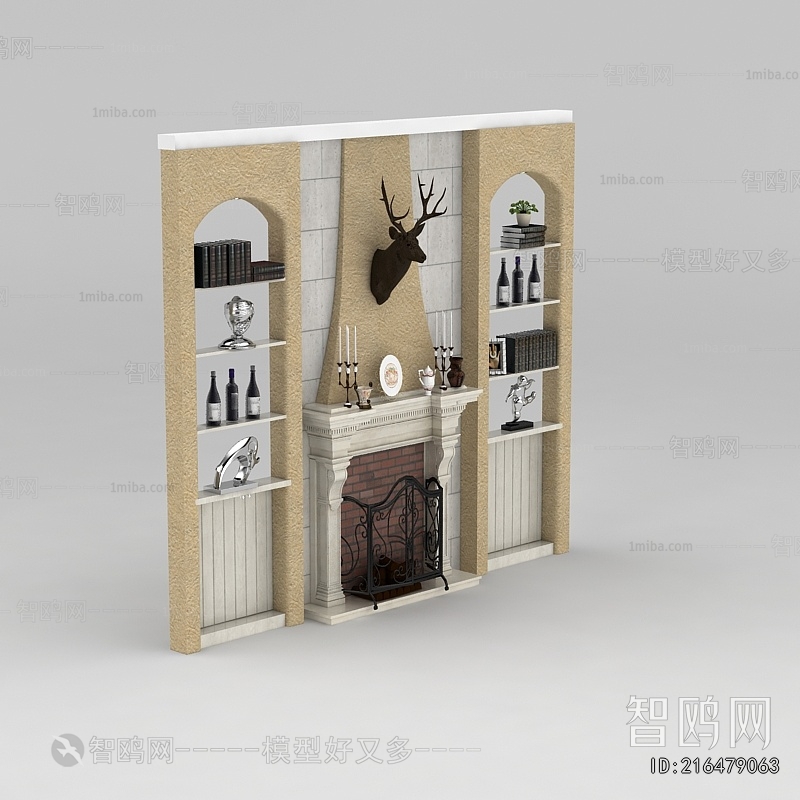 European Style Fireplace