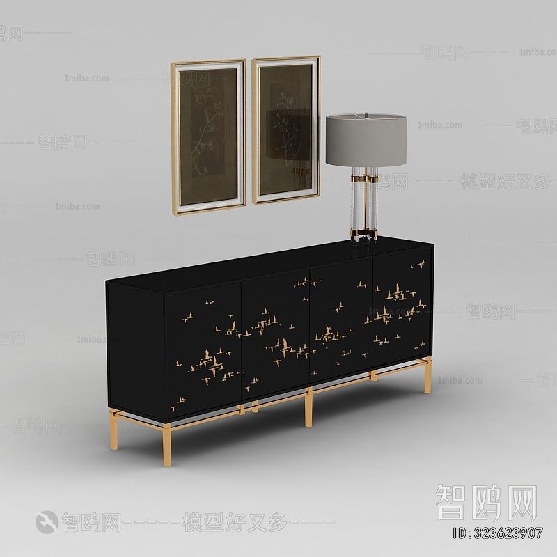 New Chinese Style TV Cabinet