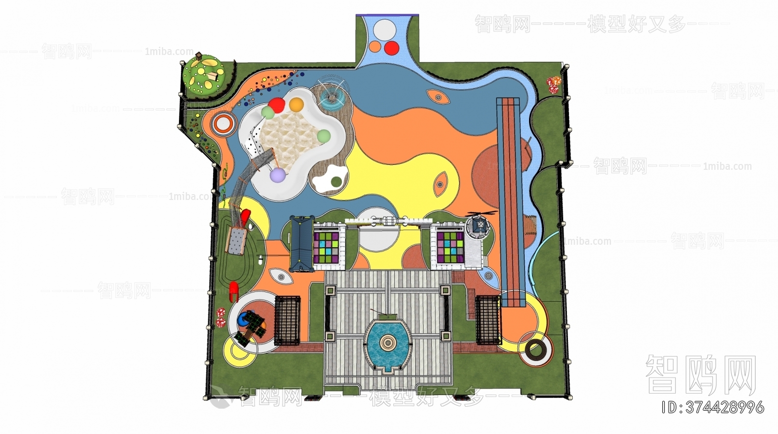 Modern Courtyard/landscape