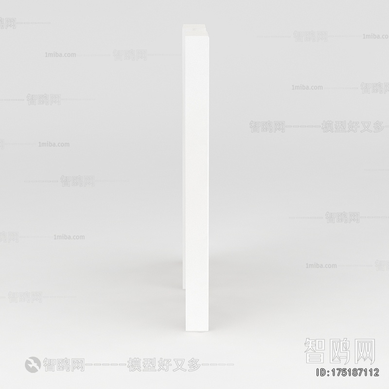 Simple European Style Single Door