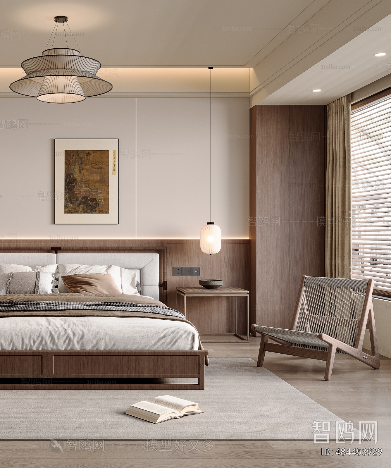 New Chinese Style Bedroom