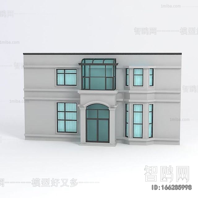 Simple European Style Facade Element