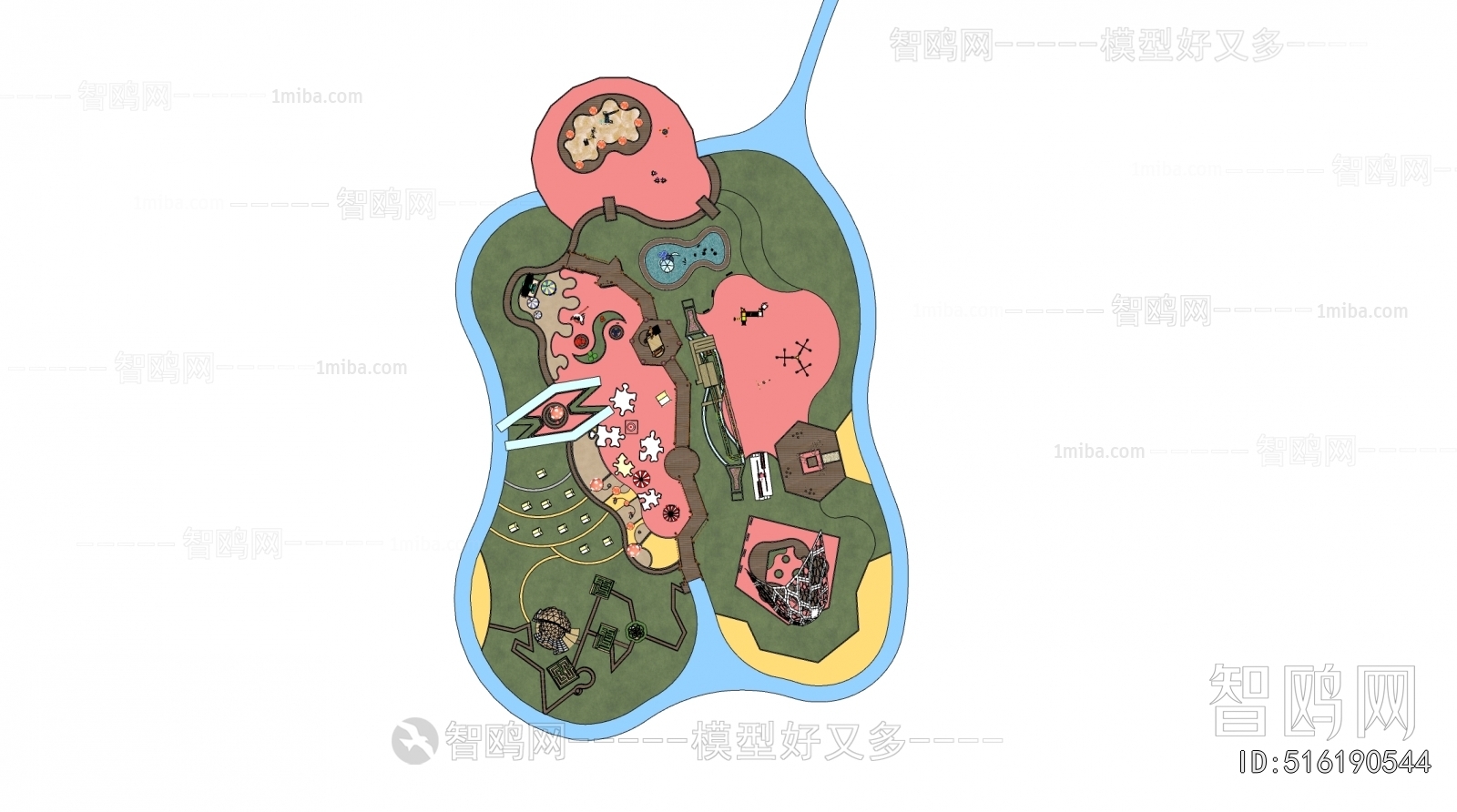 Modern Park Landscape