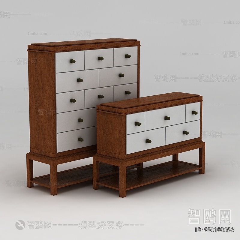 New Chinese Style Side Cabinet