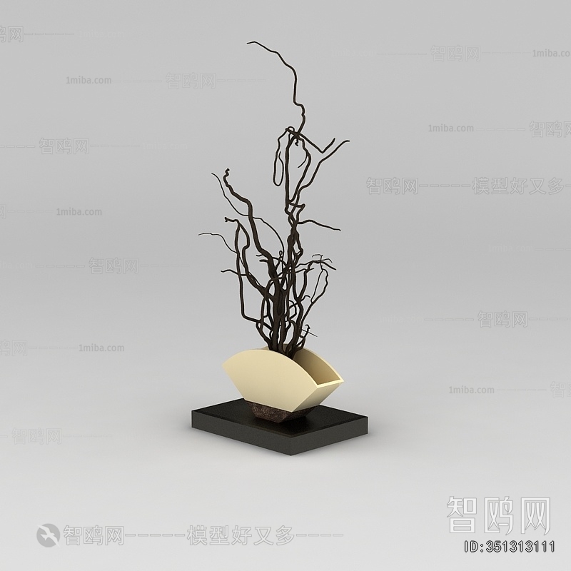Modern Dried Branch