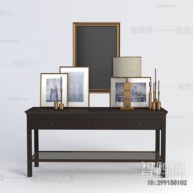 New Chinese Style Side Cabinet