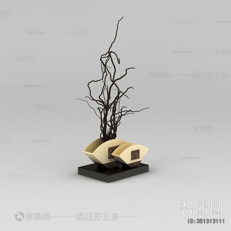 Modern Dried Branch