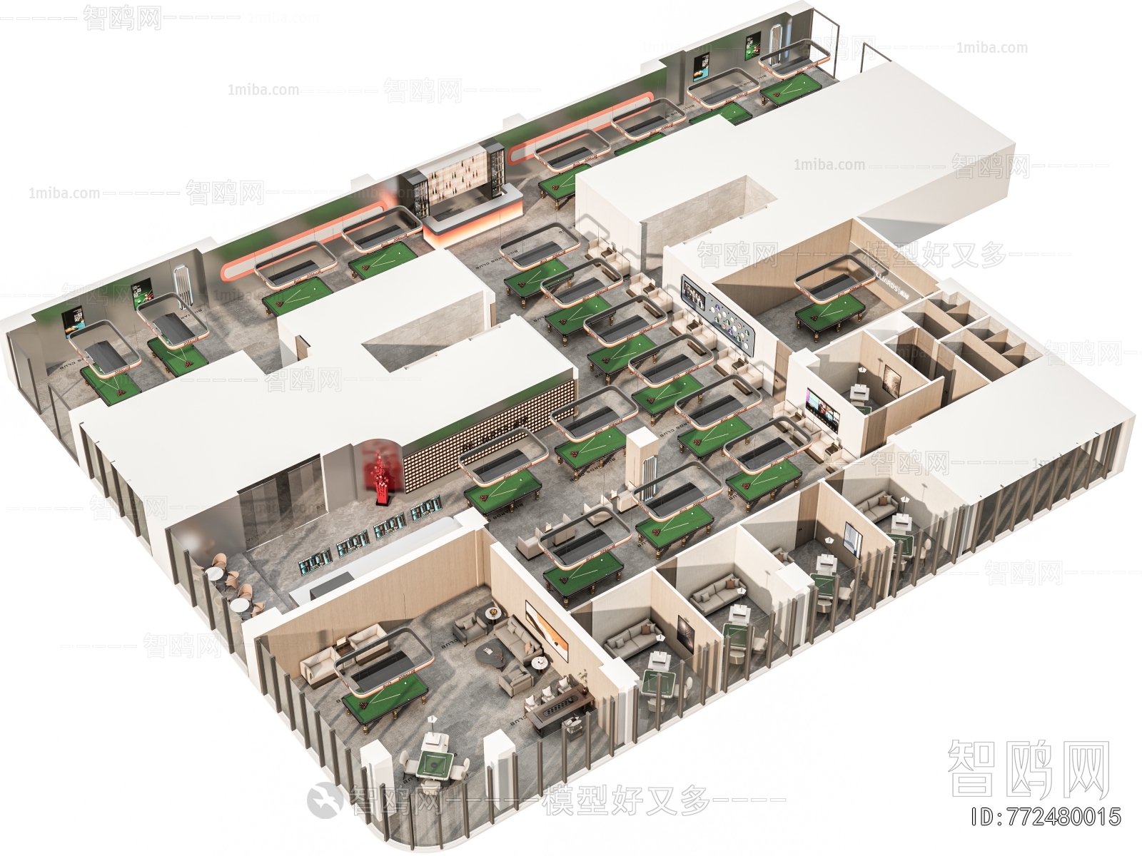 Modern Billiard Room