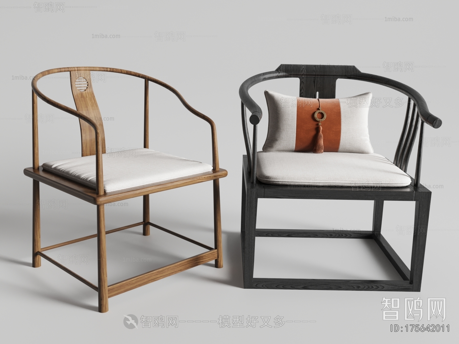 New Chinese Style Lounge Chair