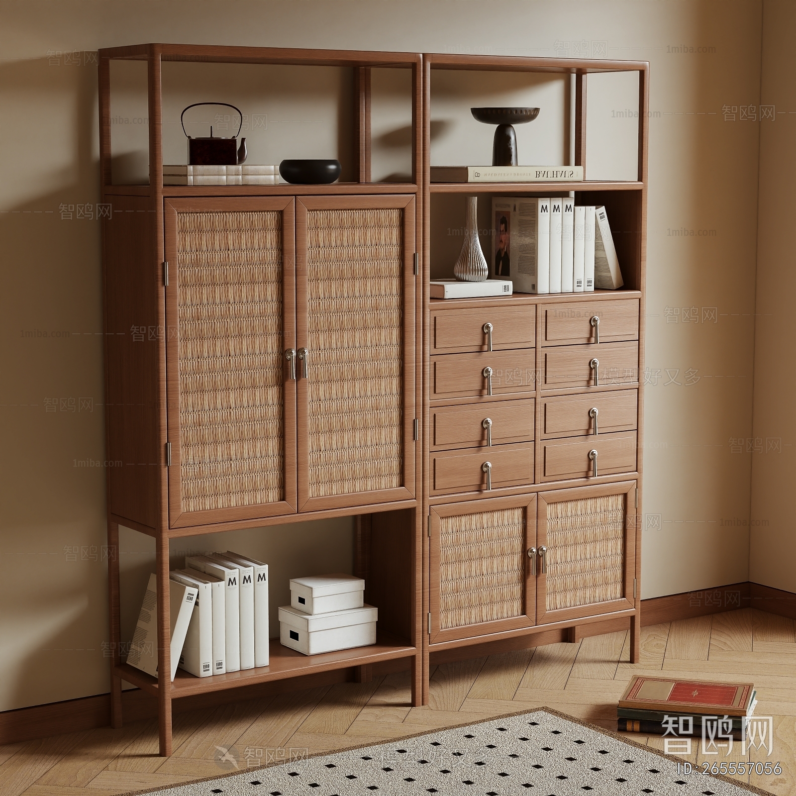 New Chinese Style Bookcase