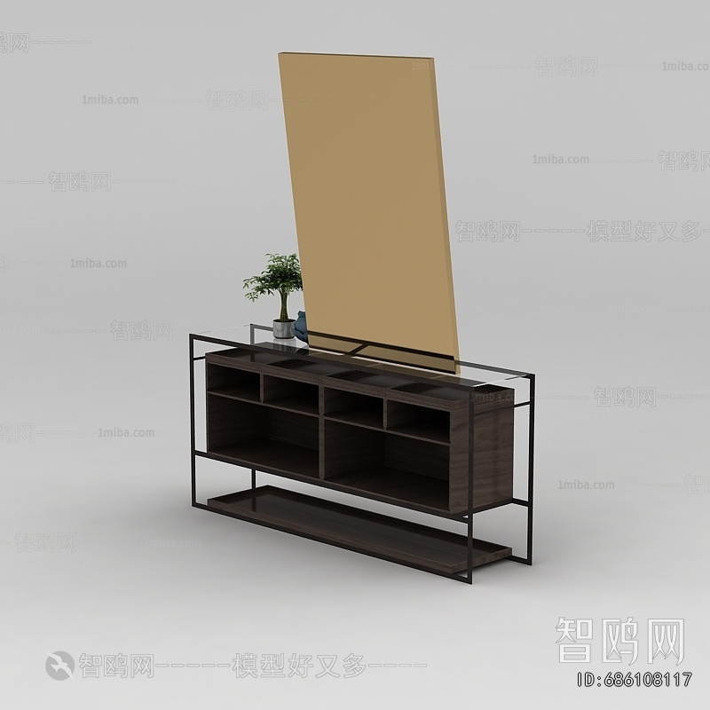 New Chinese Style Side Cabinet