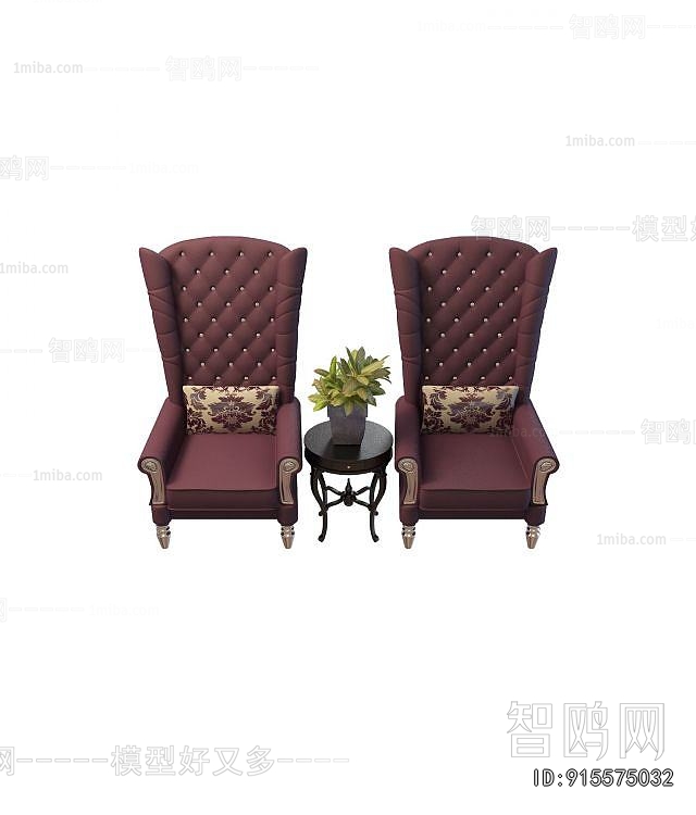 European Style Single Sofa