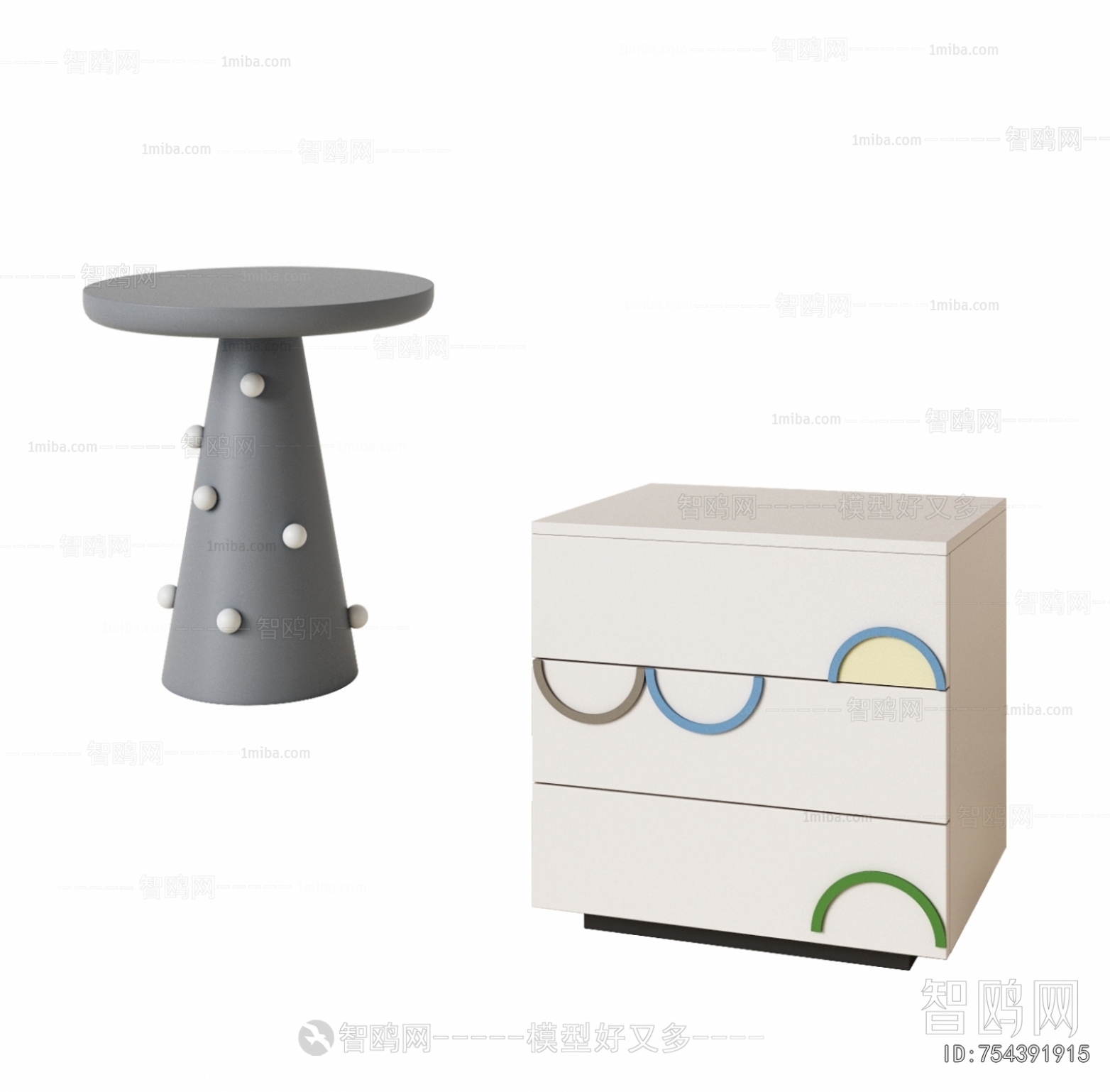 Modern Bedside Cupboard