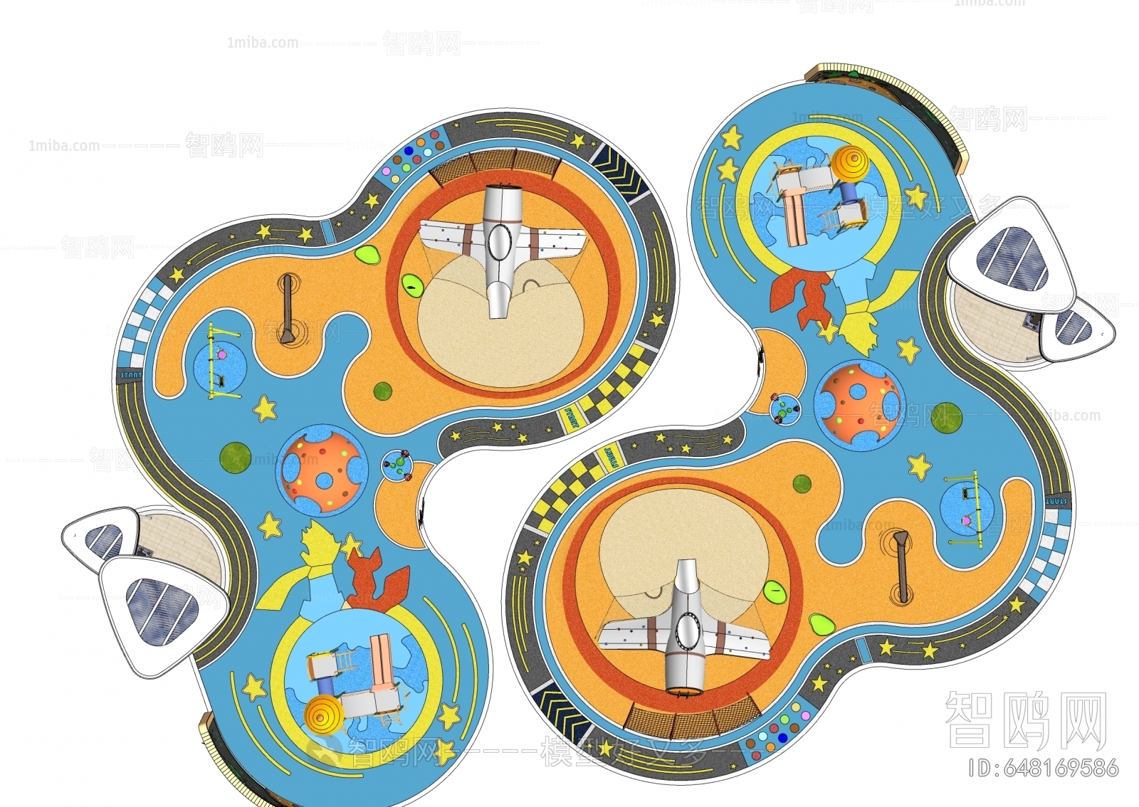 Modern Park Landscape