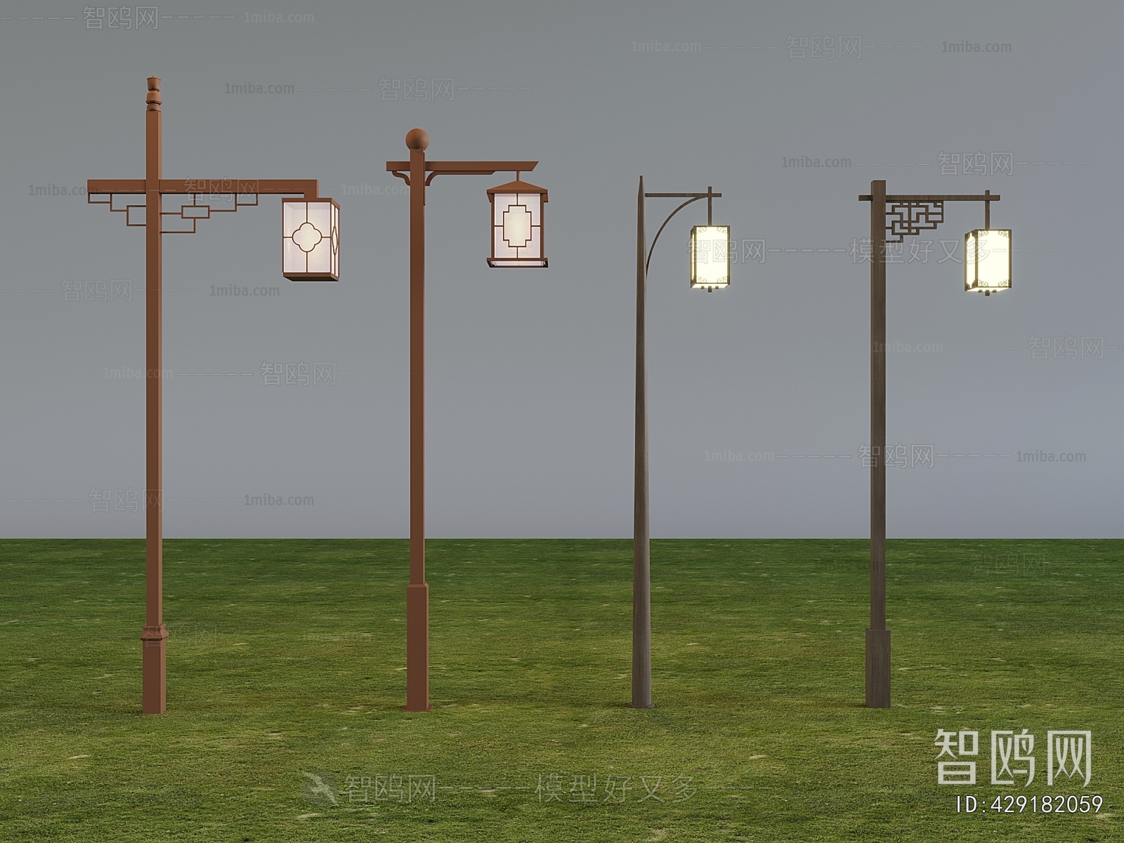 New Chinese Style Outdoor Light