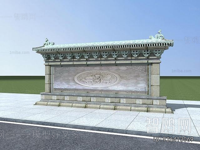 Chinese Style Landscape Wall