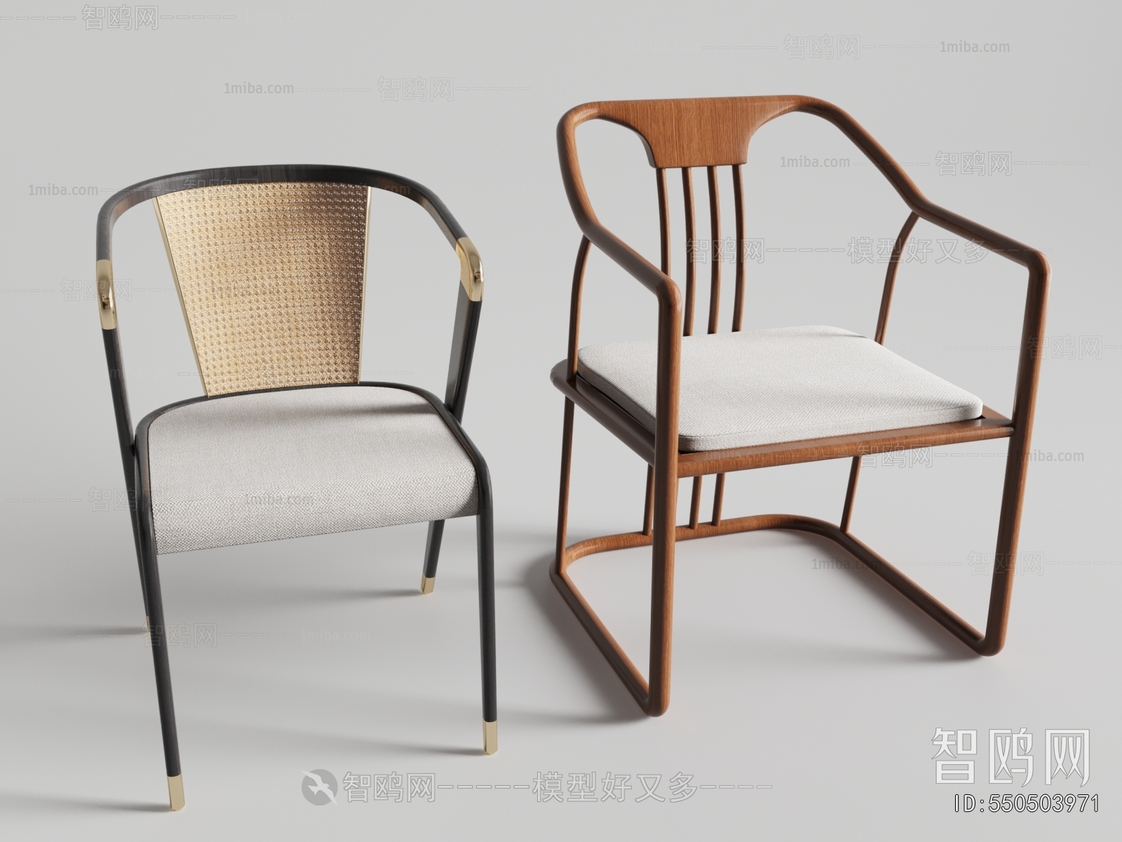 New Chinese Style Lounge Chair