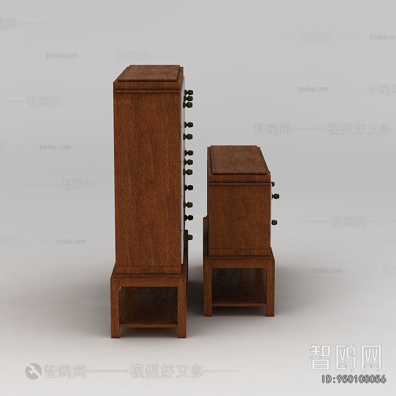 New Chinese Style Side Cabinet